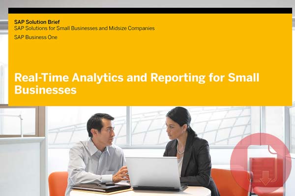 SAP Business One analytics powered by SAP HANA